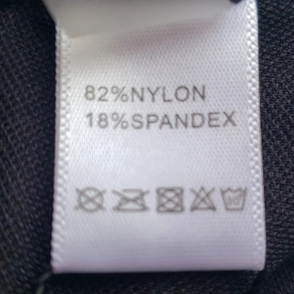 Aqua Eve Tankini Top Babydoll Womens 18W Black Minimalist Classic Modest Neutral - Picture 13 of 16